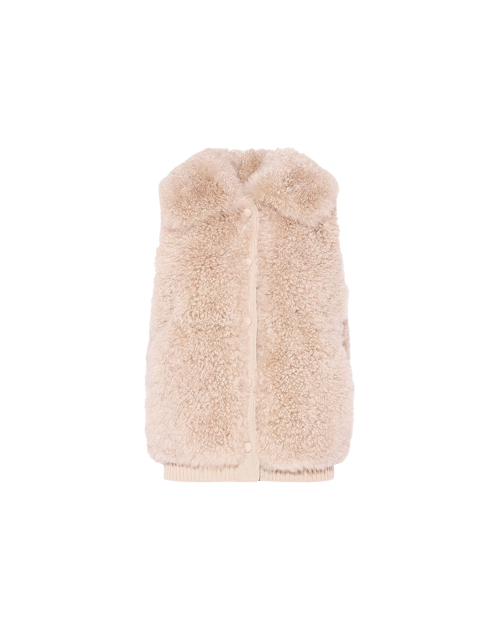 Yves Salomon Cashmere lambskin and Merino knit gilet