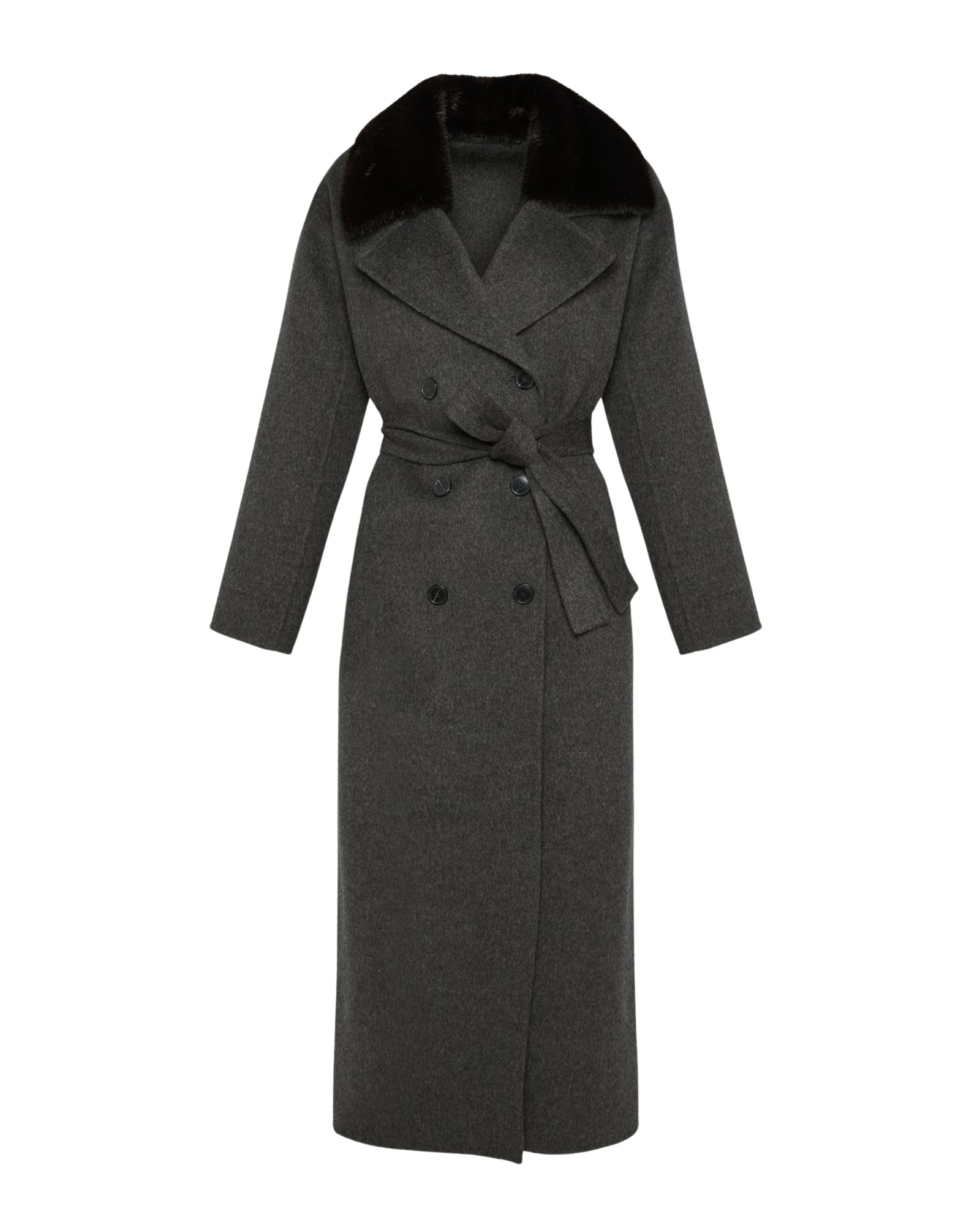 Yves-Salomon-Cashmere-wool-coat-with-mink-fur-collar-527386_nobg Woman wearing Yves Salomon shearling fur coat – luxury outerwear at Luxury Shoes