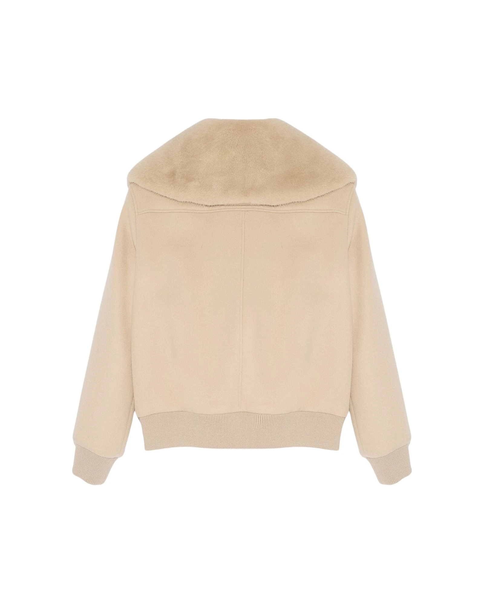 Yves-Salomon-Cashmere-wool-jacket-with-mink-fur-collar67327_nobg Woman wearing Yves Salomon shearling fur coat – luxury outerwear at Luxury Shoes