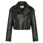 Woman wearing Yves Salomon shearling fur coat – luxury outerwear at Luxury Shoes 