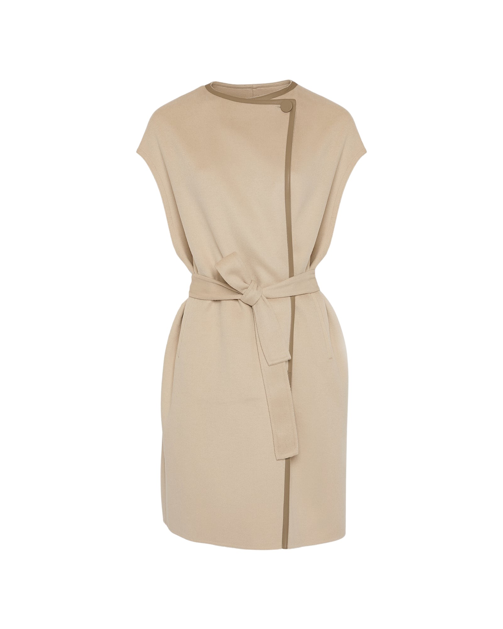 Yves Salomon Double-sided cashmere-blend belted cape