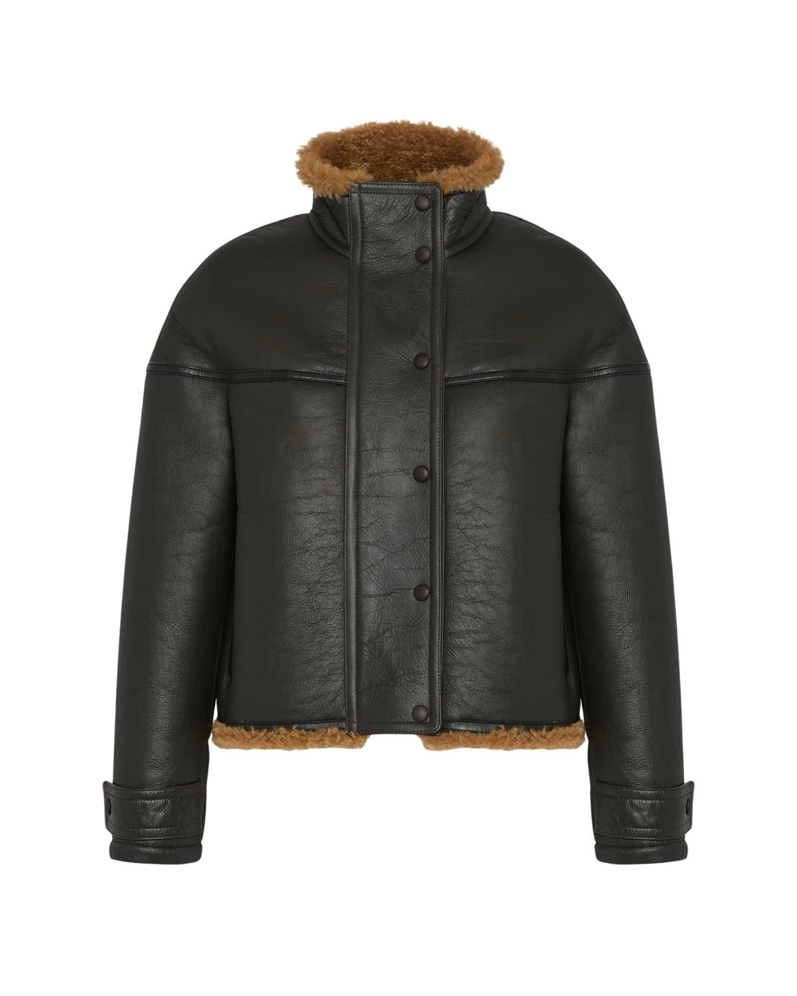 Yves Salomon Gonfio merino cropped jacket