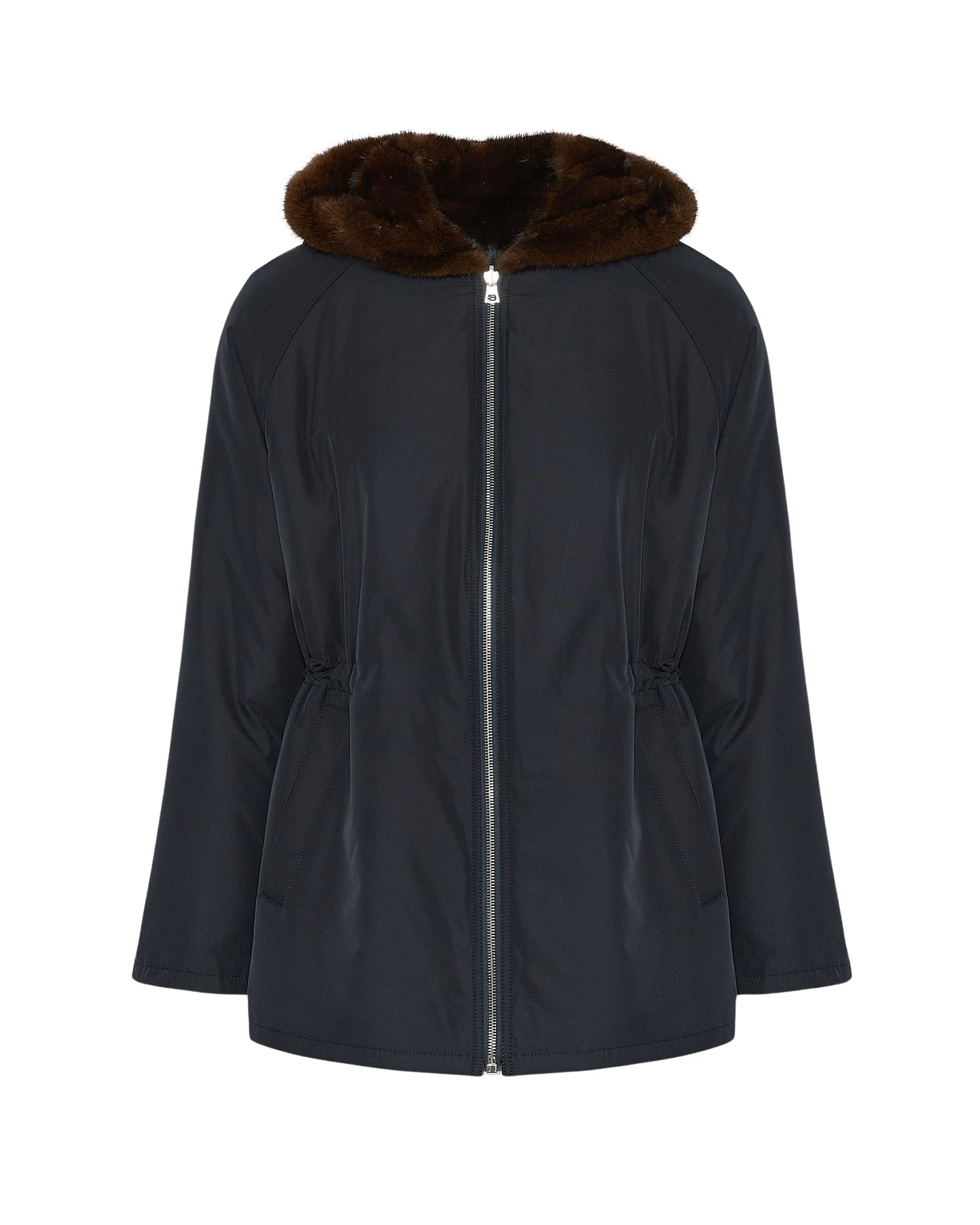Yves-Salomon-Hooded-blouson-in-mink-fur-reversible-technical-fabric21217_nobg Woman wearing Yves Salomon shearling fur coat – luxury outerwear at Luxury Shoes
