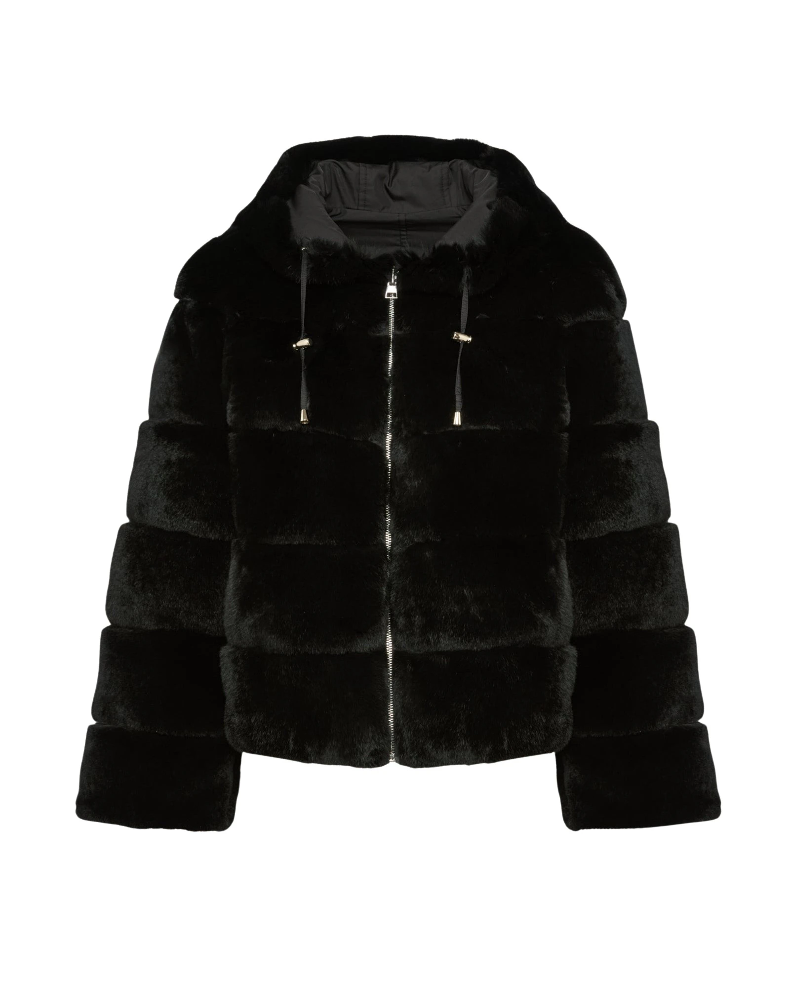 Yves-Salomon-Hooded-jacket-in-technical-fabric-reversible-rex-rabbit-fur74935_nobg Woman wearing Yves Salomon shearling fur coat – luxury outerwear at Luxury Shoes