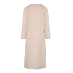Woman wearing Yves Salomon shearling fur coat – luxury outerwear at Luxury Shoes 