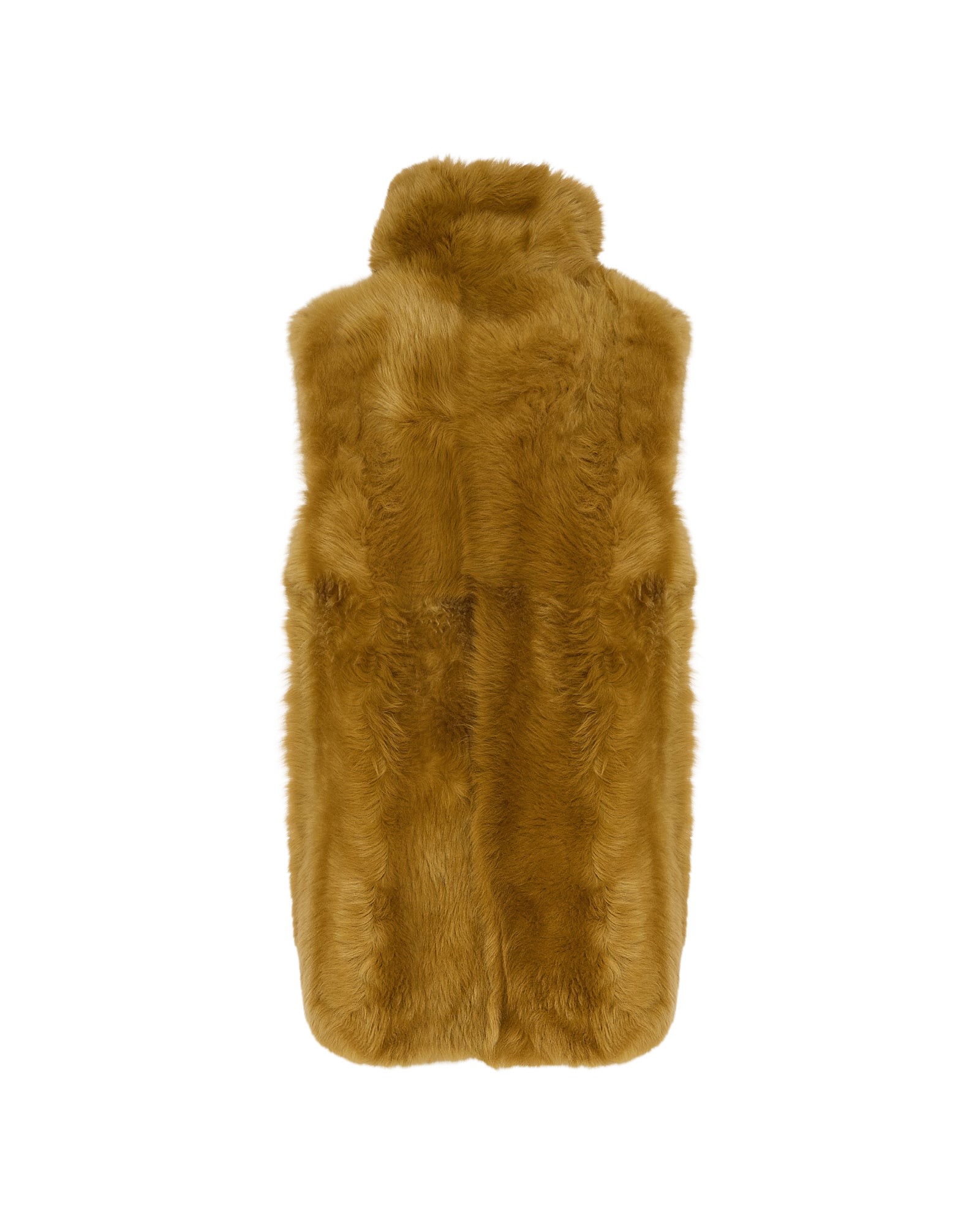 Yves Salomon Long reversible gilet in Toscana lambskin Coat