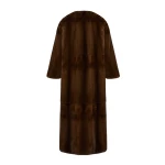 Woman wearing Yves Salomon shearling fur coat – luxury outerwear at Luxury Shoes 