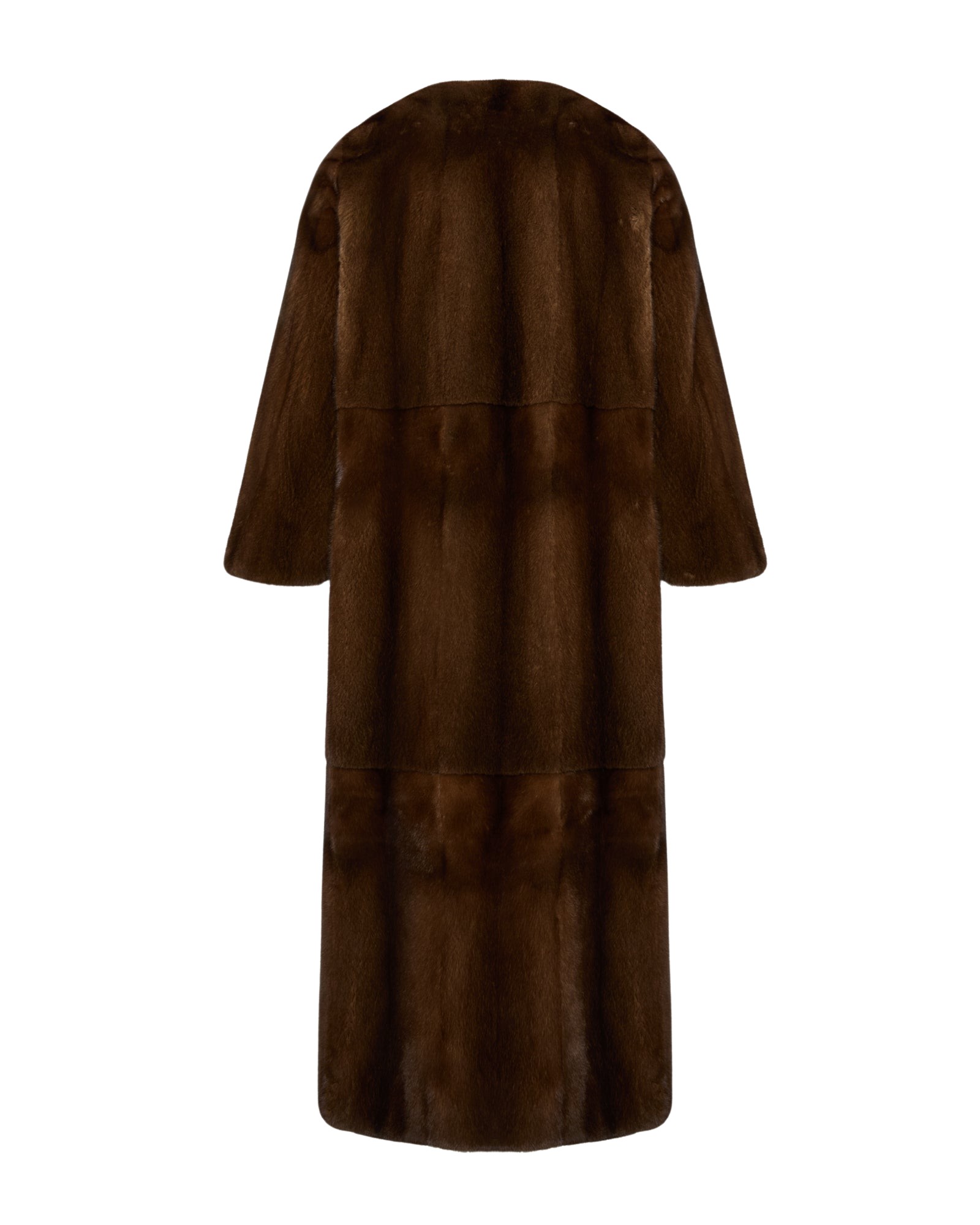 Yves Salomon Maxi coat in long-haired mink fur