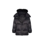 Yves-Salomon-Mid-length-down-jacket-with-fluffy-lambswool-trim-616272_nobg Woman wearing Yves Salomon shearling fur coat – luxury outerwear at Luxury Shoes