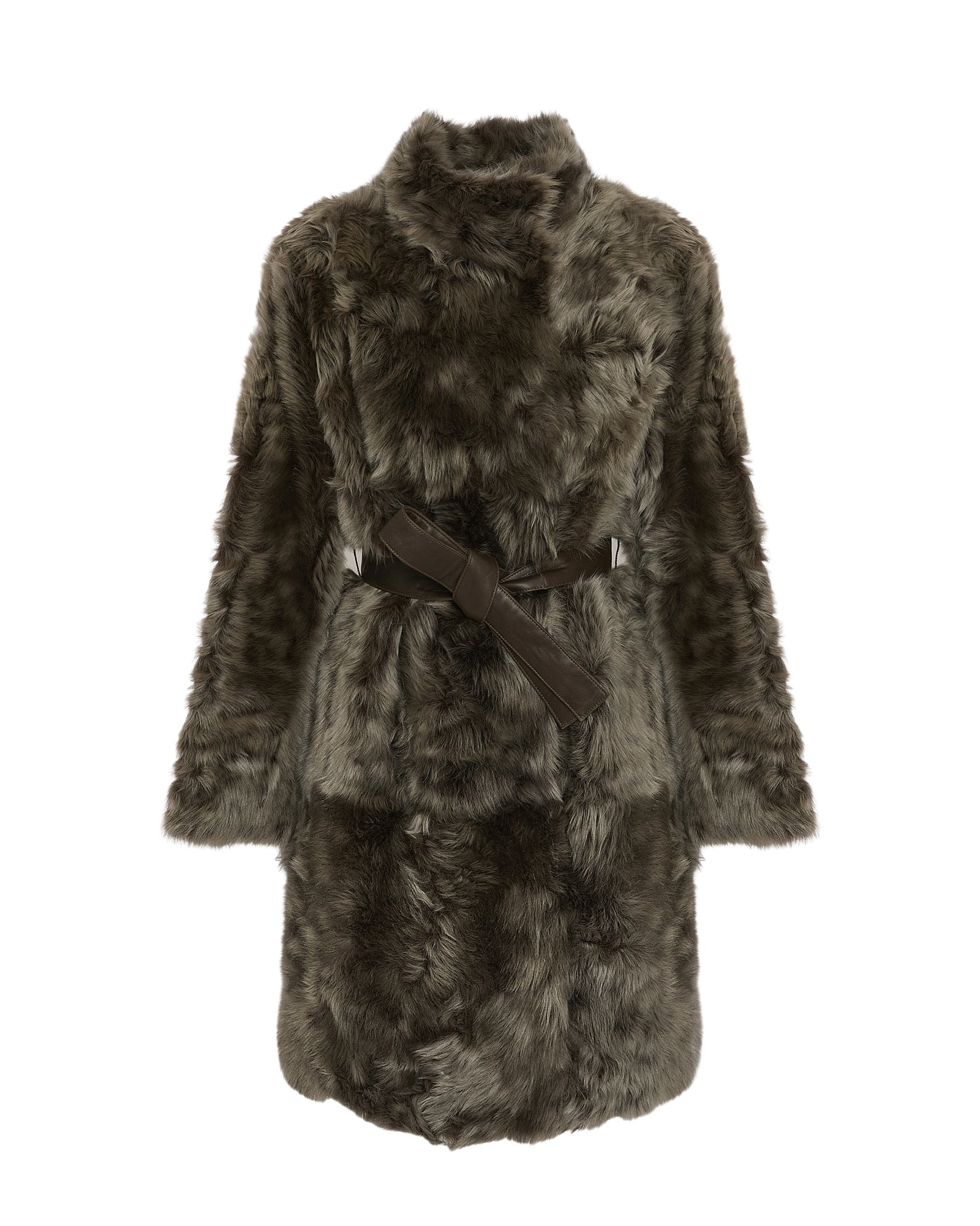 Yves Salomon Reversible coat in Toscana lambskin