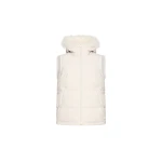 Yves-Salomon-Reversible-long-haired-lambskin-gilet15244_nobg Woman wearing Yves Salomon shearling fur coat – luxury outerwear at Luxury Shoes