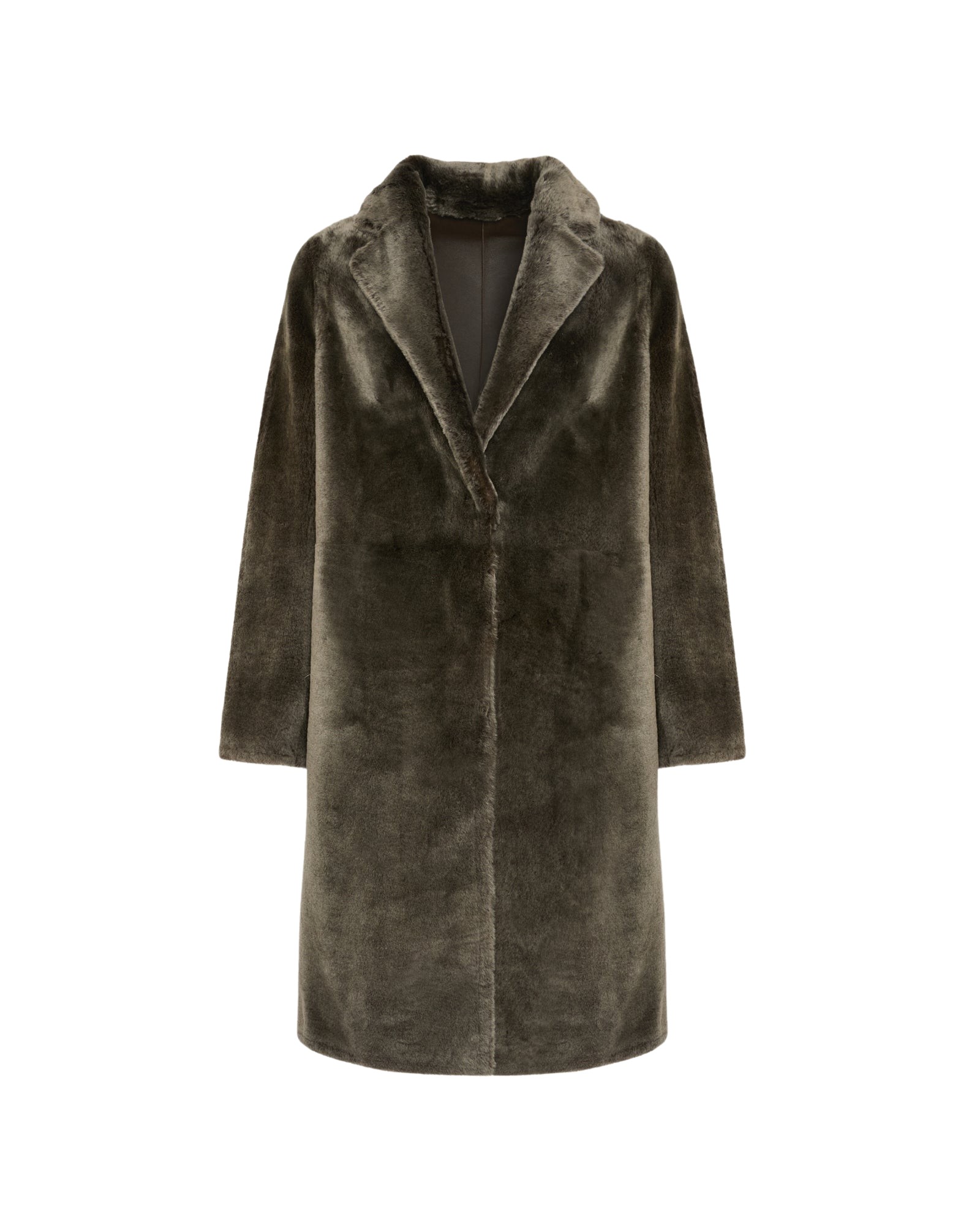 Yves Salomon Reversible merino shearling coat