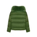 Yves-Salomon-Short-down-jacket-with-fluffy-lambswool-trim13534_nobg Woman wearing Yves Salomon shearling fur coat – luxury outerwear at Luxury Shoes