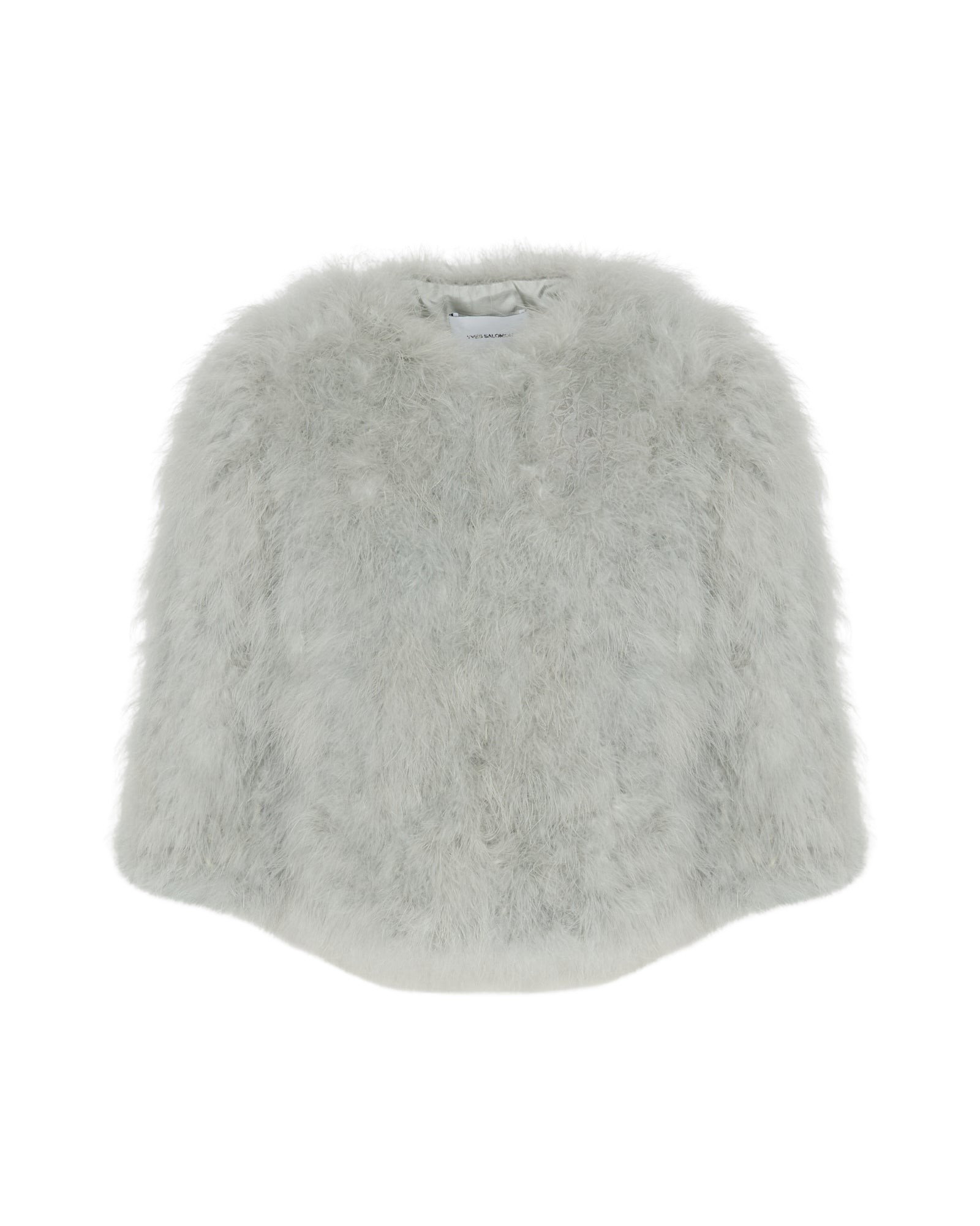 Yves Salomon Short feather jacket