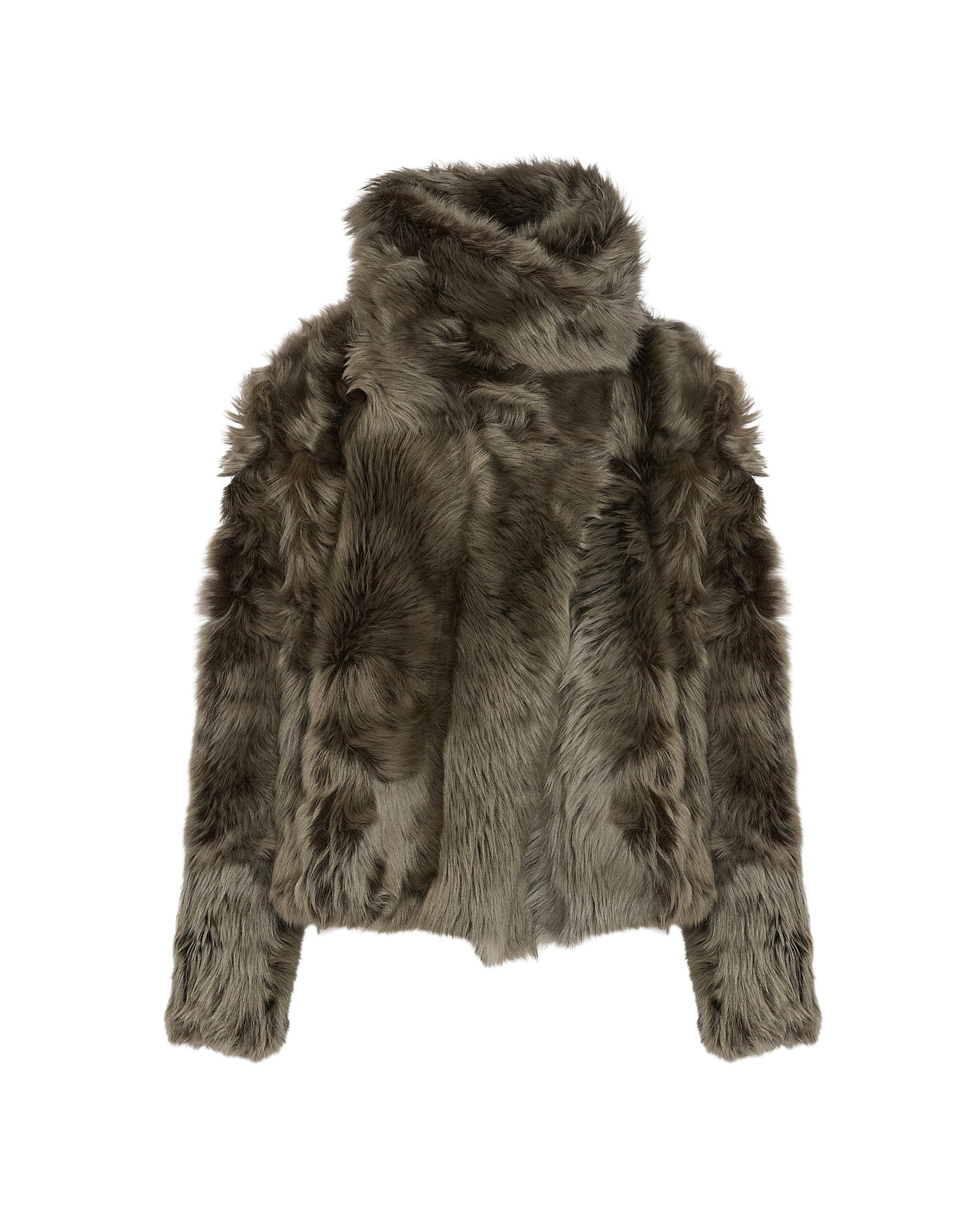 Yves Salomon Short jacket in Toscana lambskin