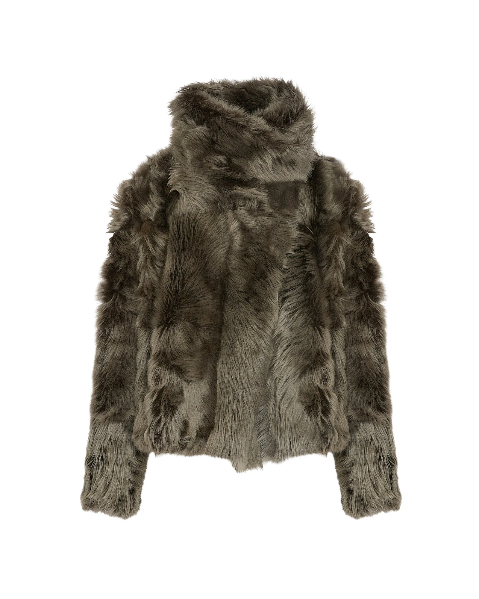 Yves-Salomon-Short-jacket-in-Toscana-lambskin58139_nobg Woman wearing Yves Salomon shearling fur coat – luxury outerwear at Luxury Shoes