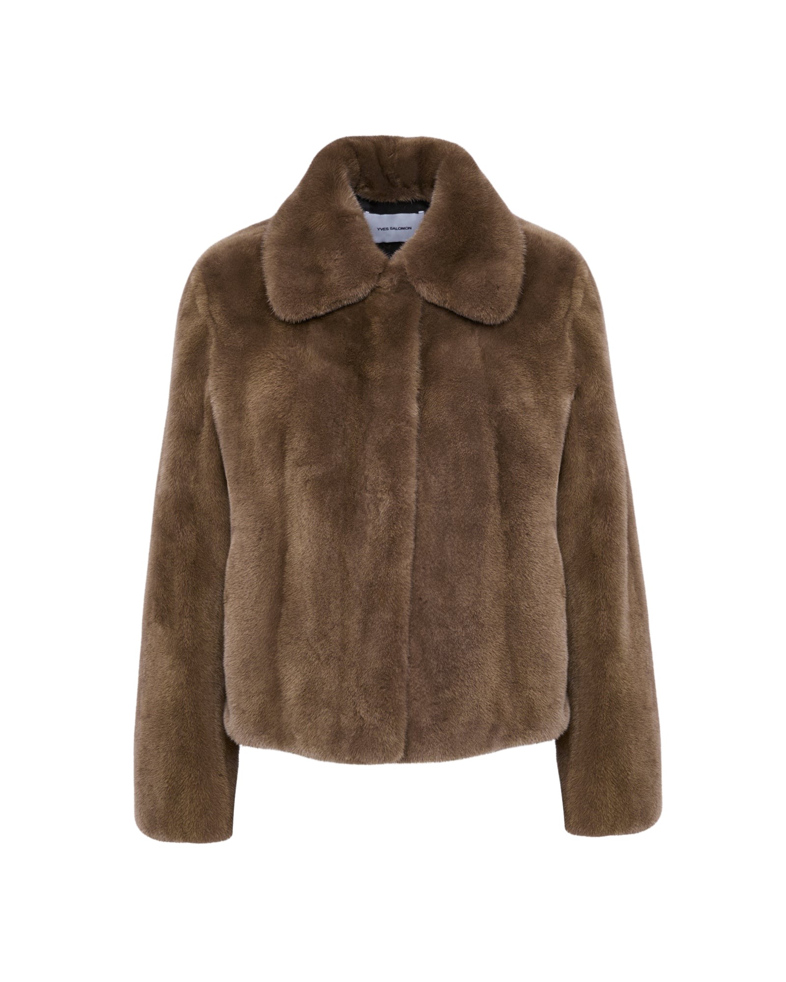 Yves Salomon Short jacket in long-haired mink fur