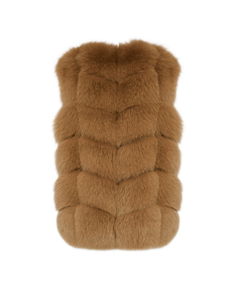 Woman wearing Yves Salomon shearling fur coat – luxury outerwear at Luxury Shoes 
