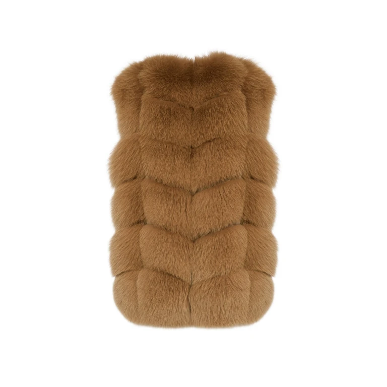 Woman wearing Yves Salomon shearling fur coat – luxury outerwear at Luxury Shoes 