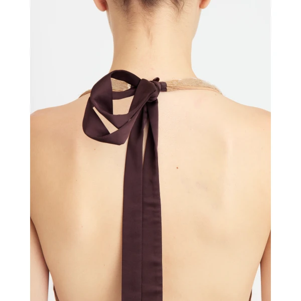 Elevate your elegance in this 16Arlington  from the luxury feather dress edit
