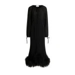 Elevate your elegance in this 16Arlington  from the luxury feather dress edit