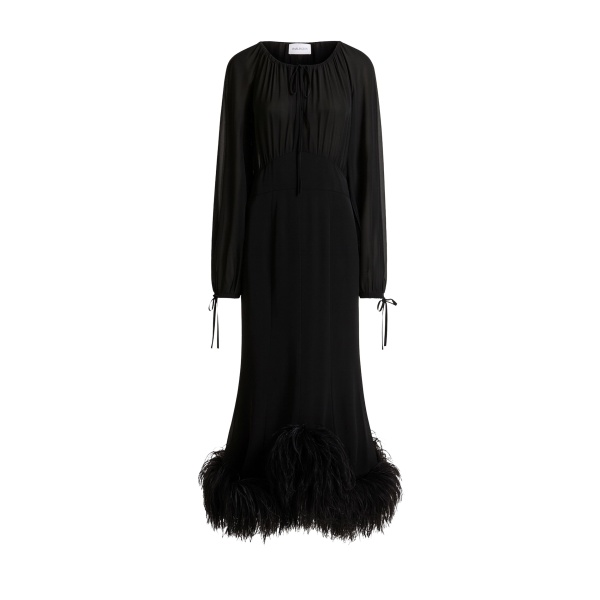 Elevate your elegance in this 16Arlington  from the luxury feather dress edit