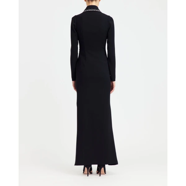 Elevate your elegance in this 16Arlington  from the luxury feather dress edit