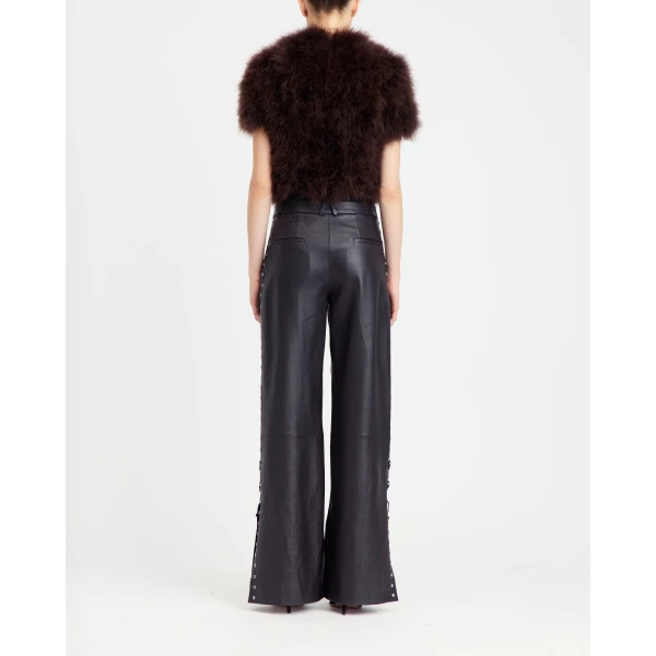 Elevate your elegance in this 16Arlington  from the luxury feather dress edit
