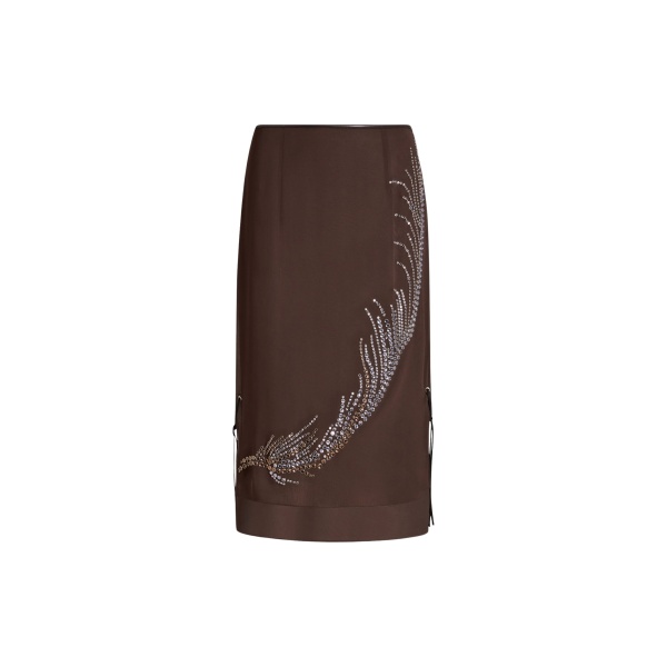 Elevate your elegance in this 16Arlington  from the luxury feather dress edit