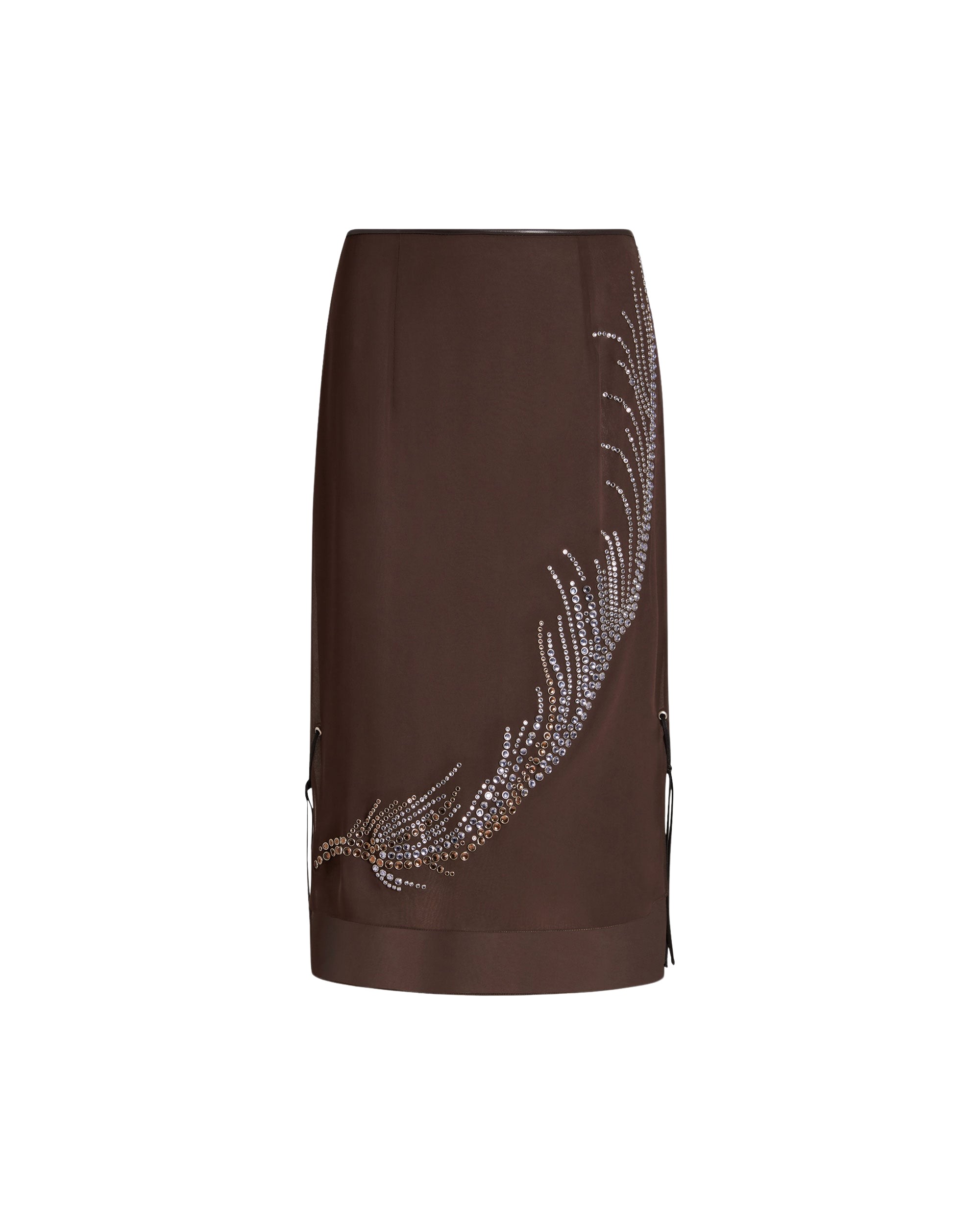 Elevate your elegance in this 16Arlington  from the luxury feather dress edit