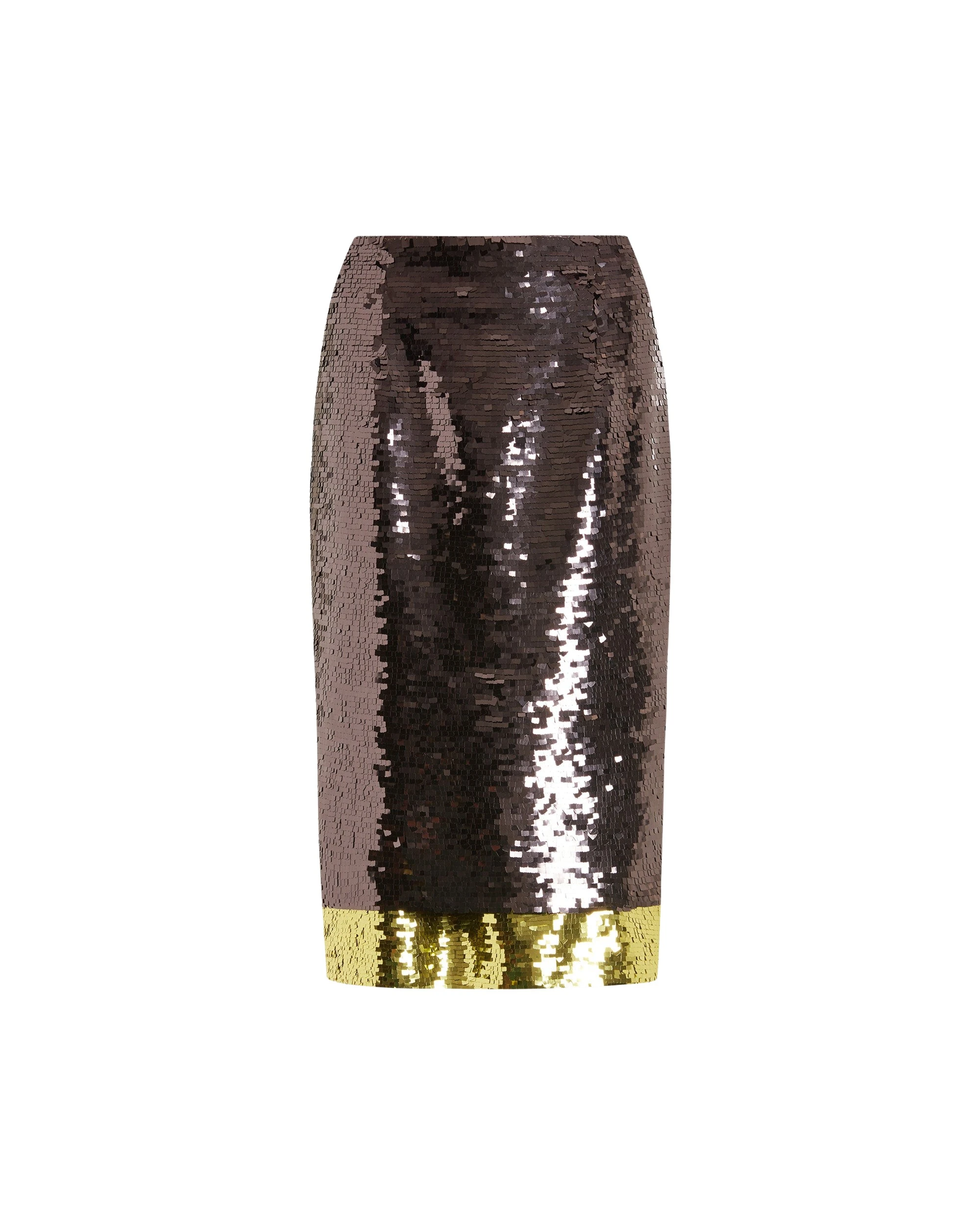 16Arlington-Nyla-Midi-Skirt-In-Square-Sequin-coveti-932218_nobg Elevate your elegance in this 16Arlington from the luxury feather dress edit