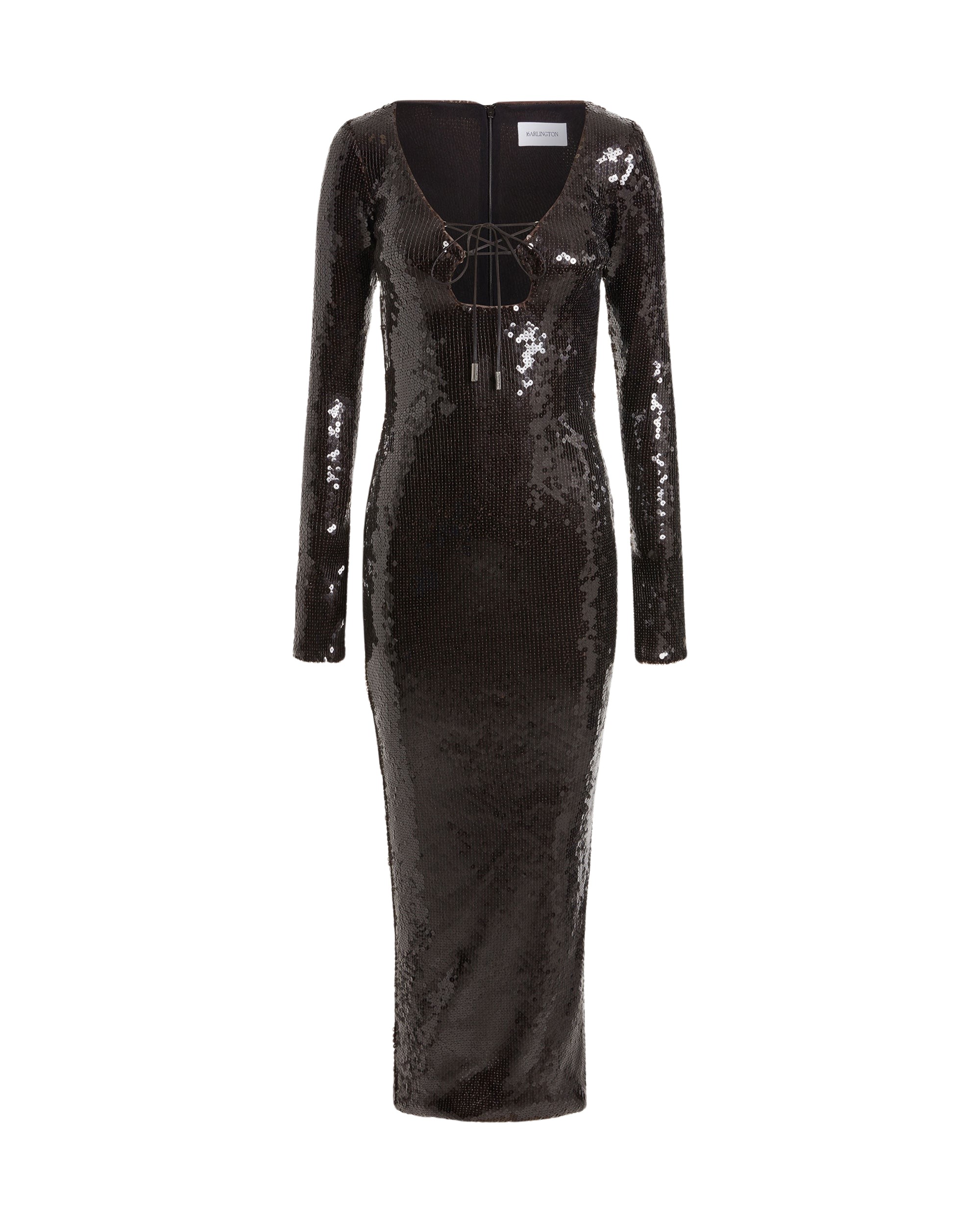 Elevate your elegance in this 16Arlington  from the luxury feather dress edit