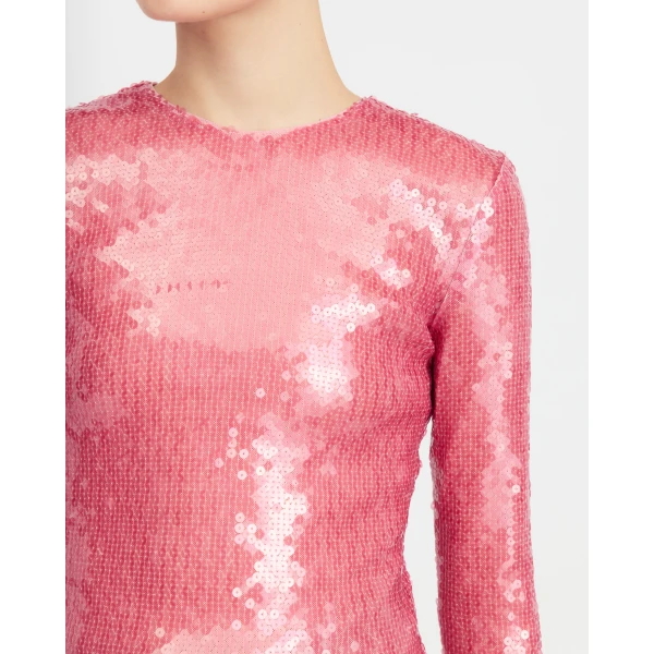 Elevate your elegance in this 16Arlington  from the luxury feather dress edit