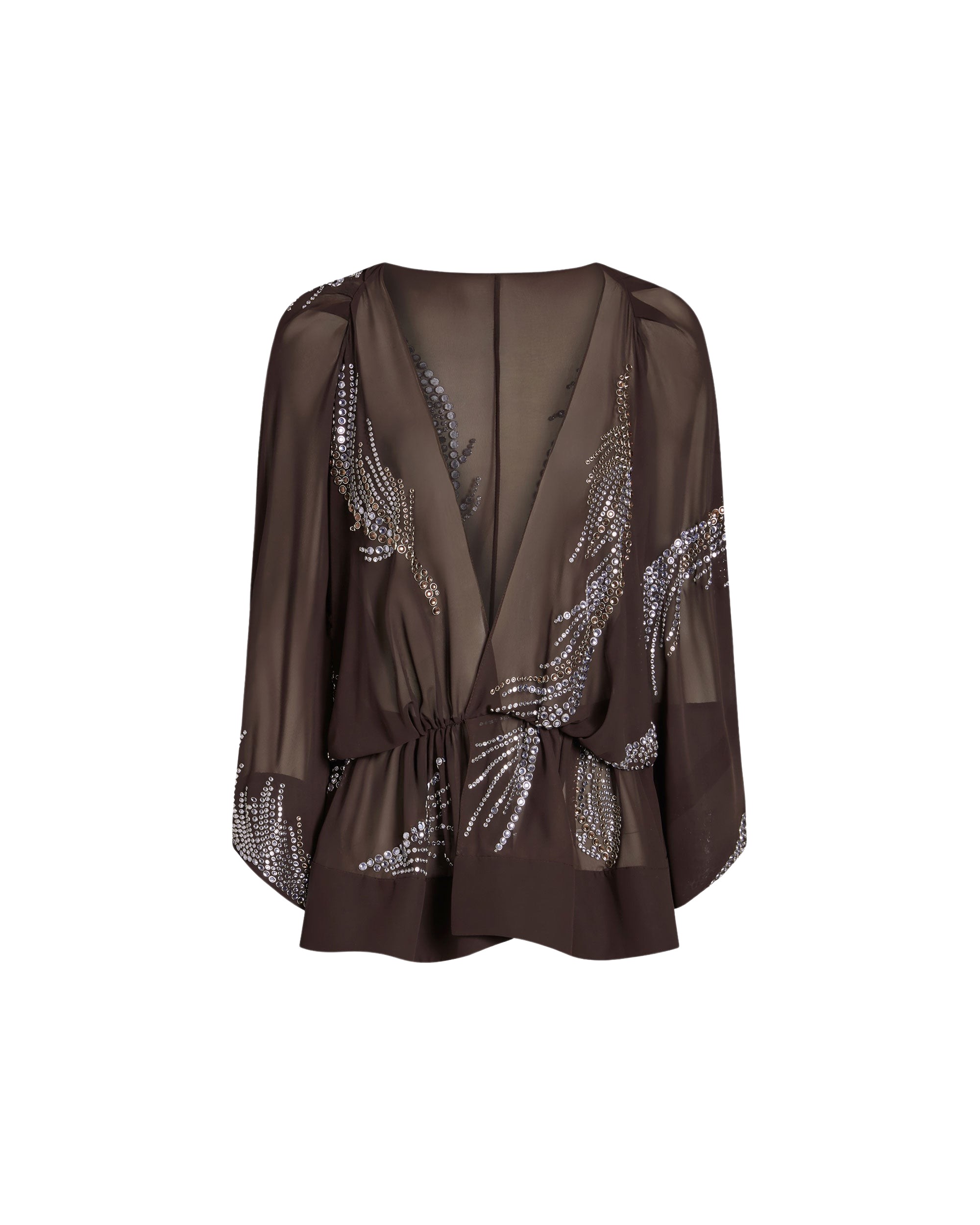 Elevate your elegance in this 16Arlington  from the luxury feather dress edit