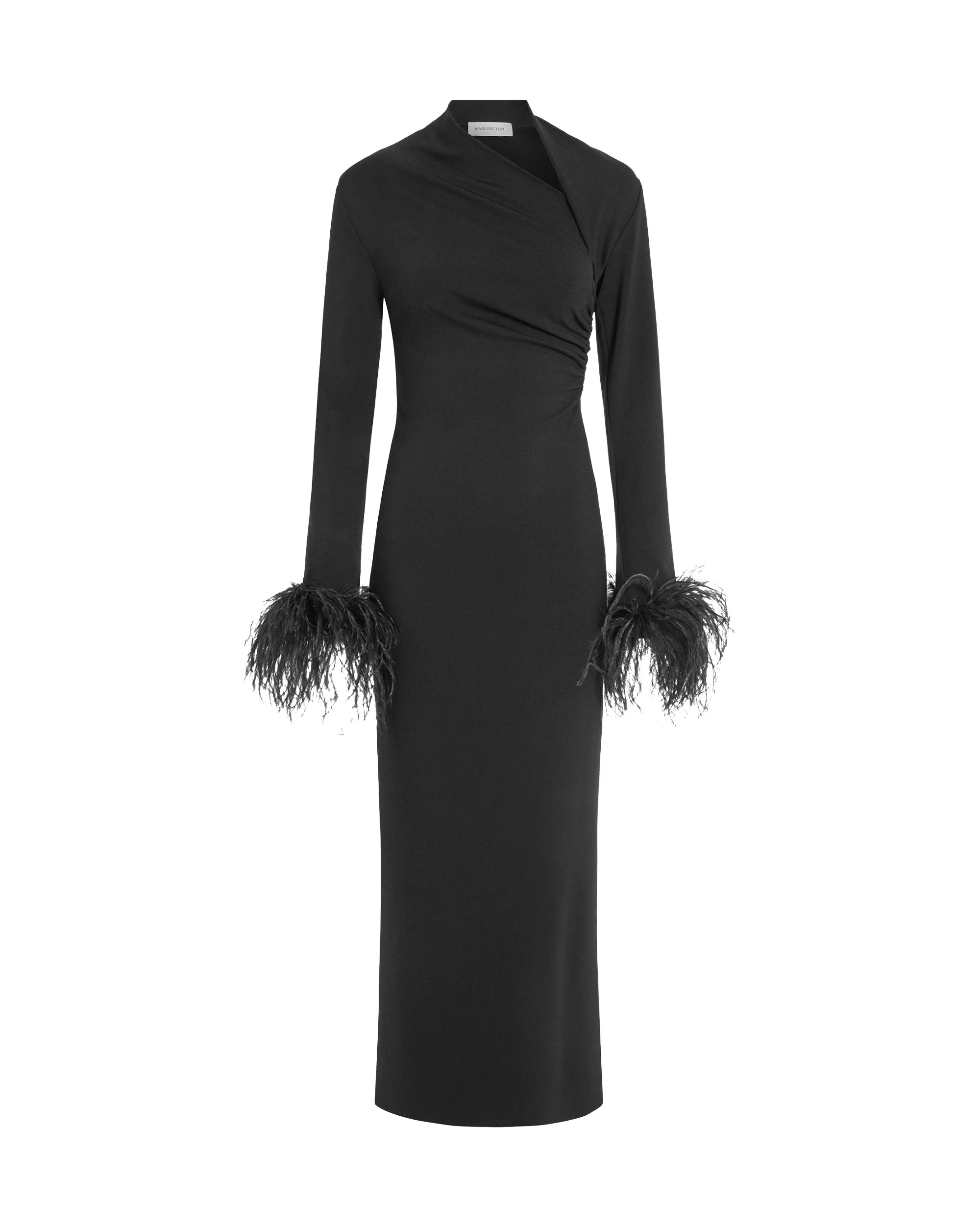 16Arlington-Yola-Midi-Dress-In-Punto-coveti85637_nobg Elevate your elegance in this 16Arlington from the luxury feather dress edit