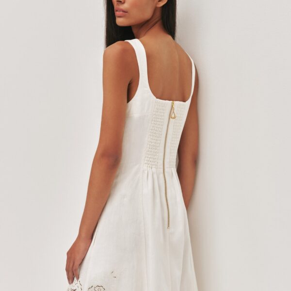 Aje Halo Embroidered Midi Dress, view 4