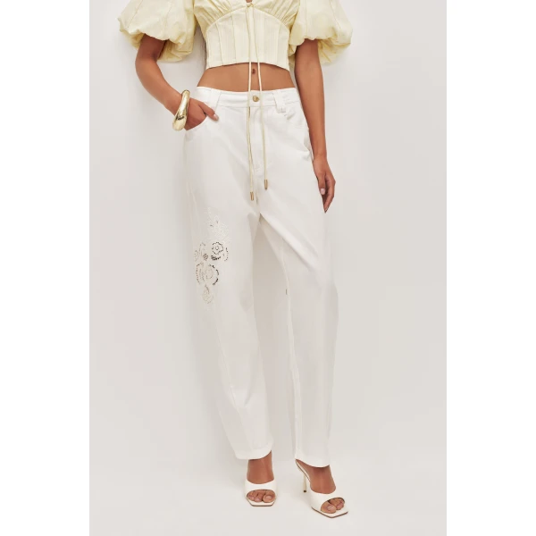 Halo Embroidered Pant