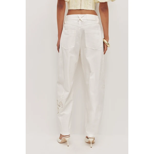 Aje Aus Pants – structured silhouette with raw femininity from Luxury Shoes 