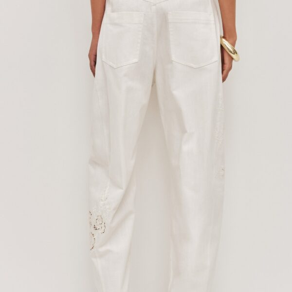 Aje Halo Embroidered Pant, view 6