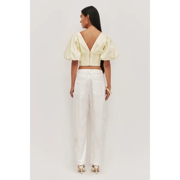 Aje clothing Aus Pants – structured silhouette with raw femininity from Luxury Shoes 