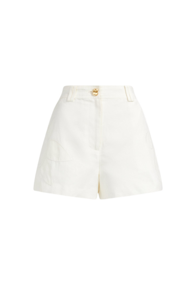 Aje Ivory Shorts