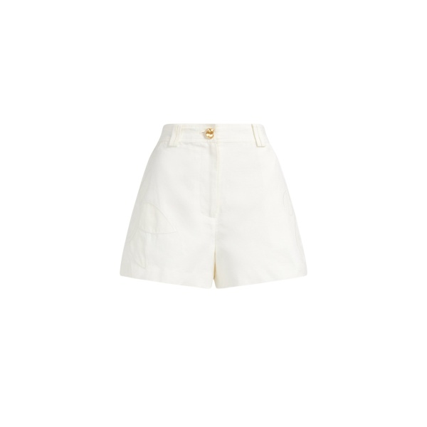 Aje Ivory Shorts