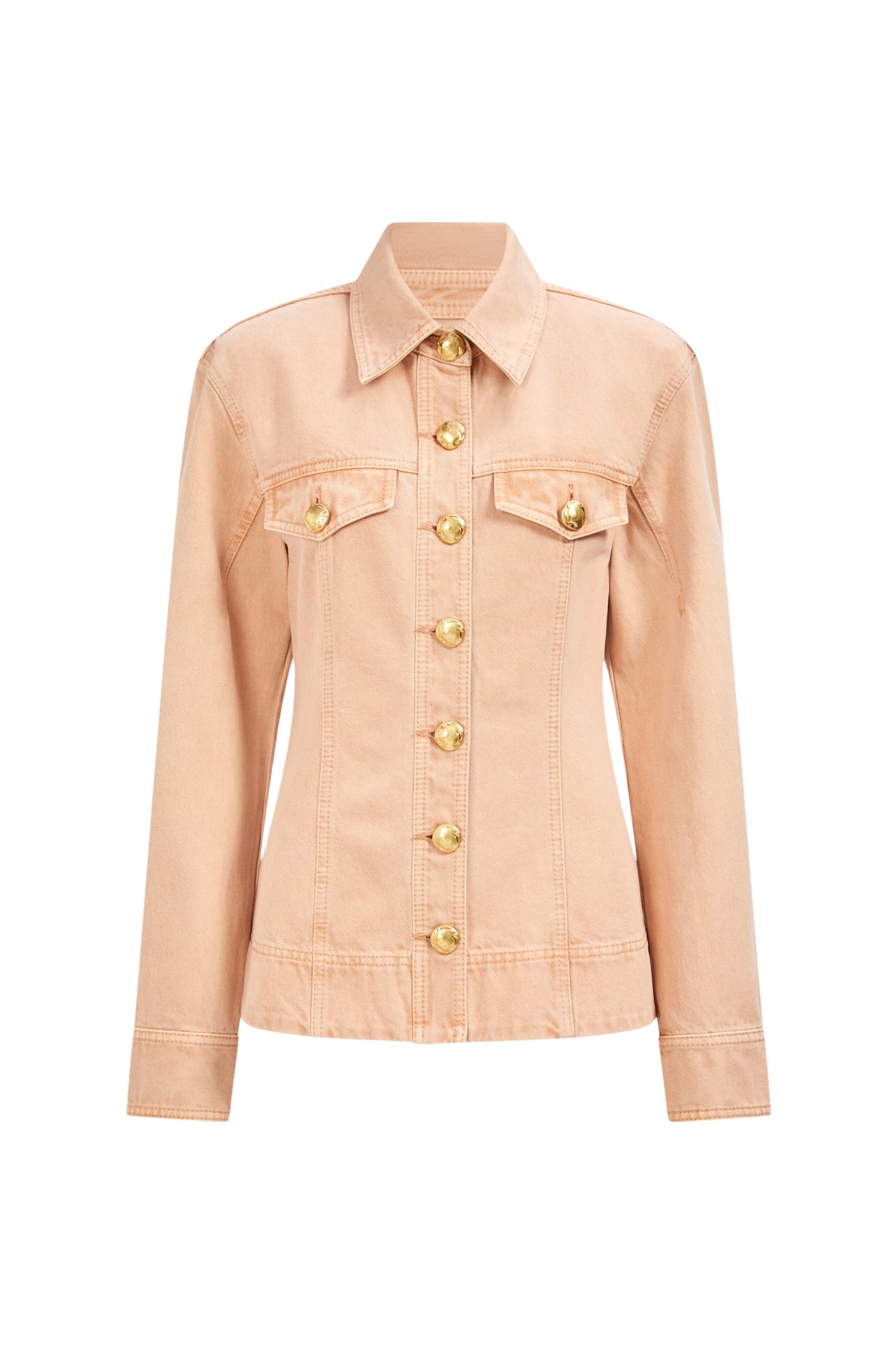 Aje Sunrise Denim Long Sleeve Shirt