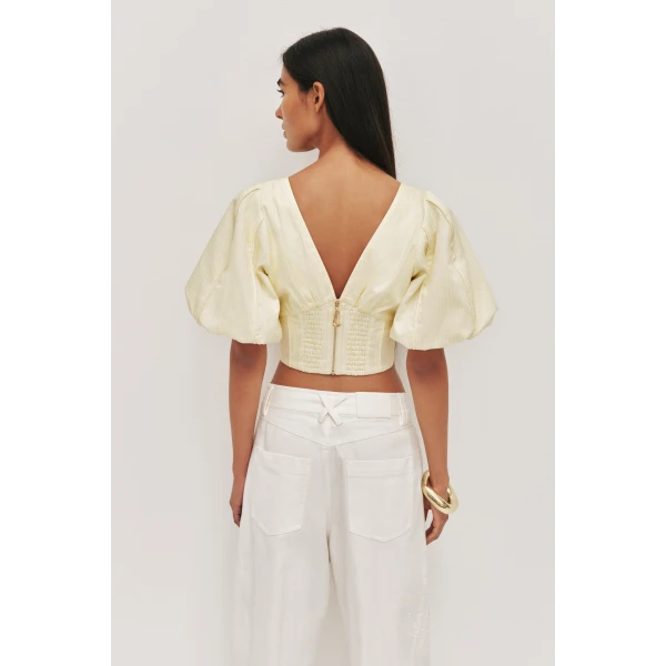 Aje Aus Tops – structured silhouette with raw femininity from Luxury Shoes 