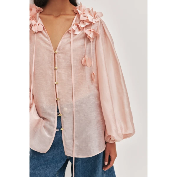 Camille Flower Blouse