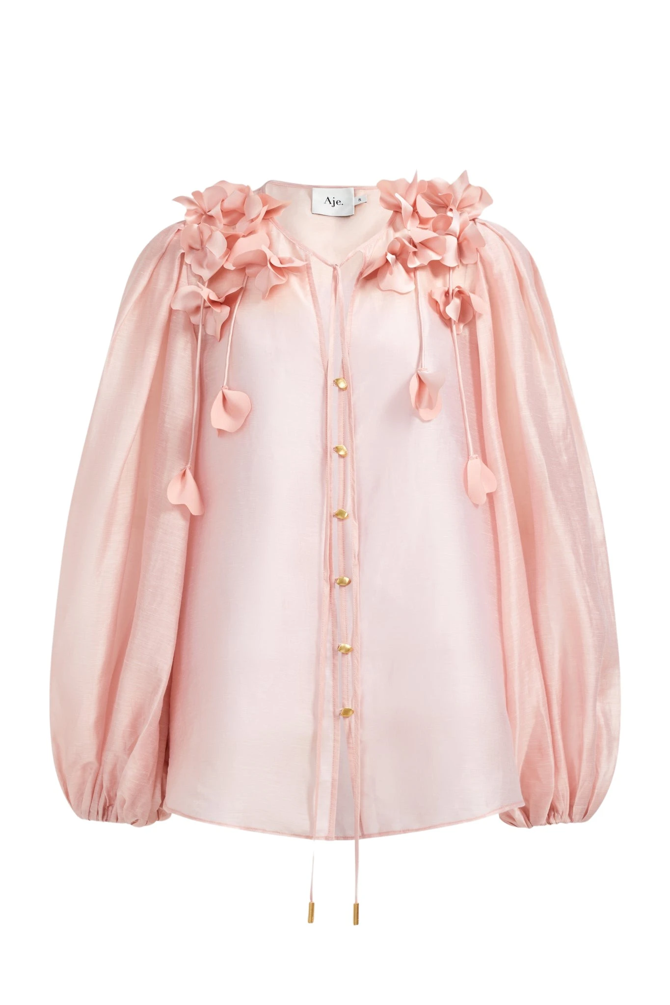 Aje-aus-Tops-Camille-Flower-Blouse18397_nobg Aje Pink Tops