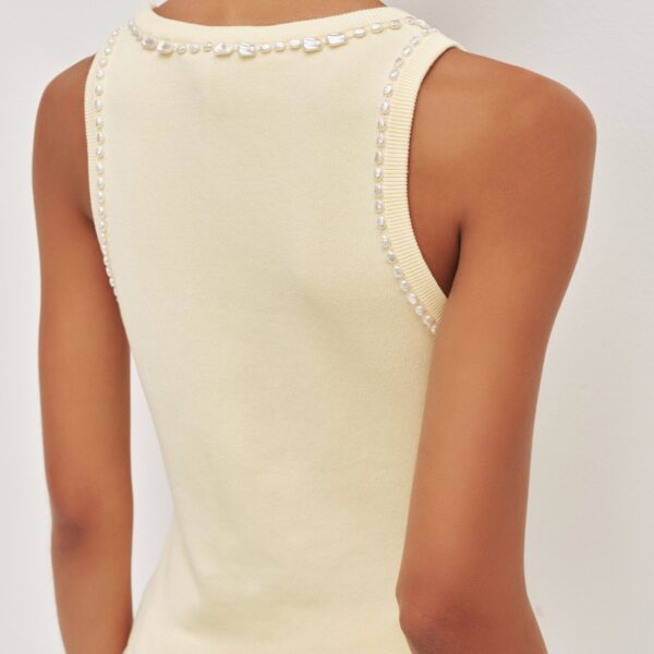 Aje Meadow Pearl Knit Tank, view 7
