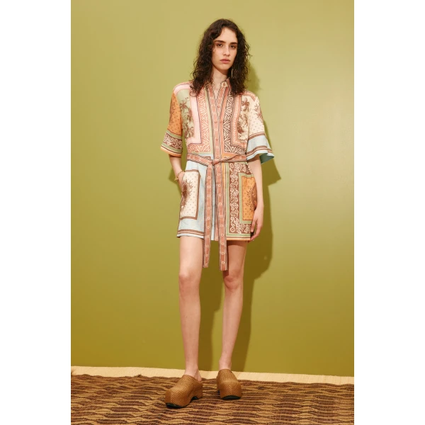 Alemais Alberta Mini Dress  Sustainable Dresses with Alemais print -  Luxury Handbags Australian Designer