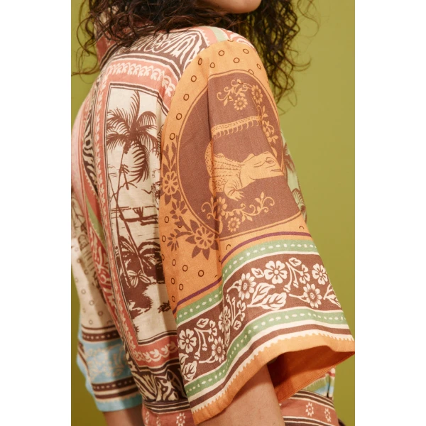 Alemais Alberta Mini Dress  Sustainable Dresses with Alemais print -  Luxury Handbags Australian Designer