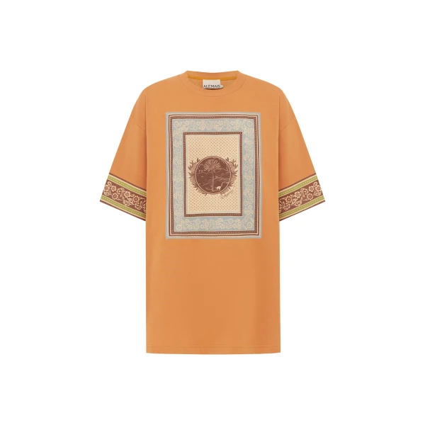 Alemais Alberta Tee  Sustainable Tops with Alemais print -  Luxury Handbags Australian Designer